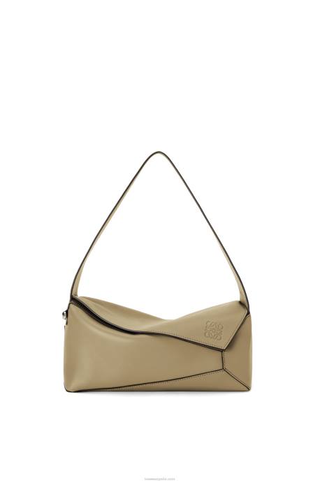 Loewe mujer bolso hobo puzzle de piel de becerro napa LP64458 alcachofa verde