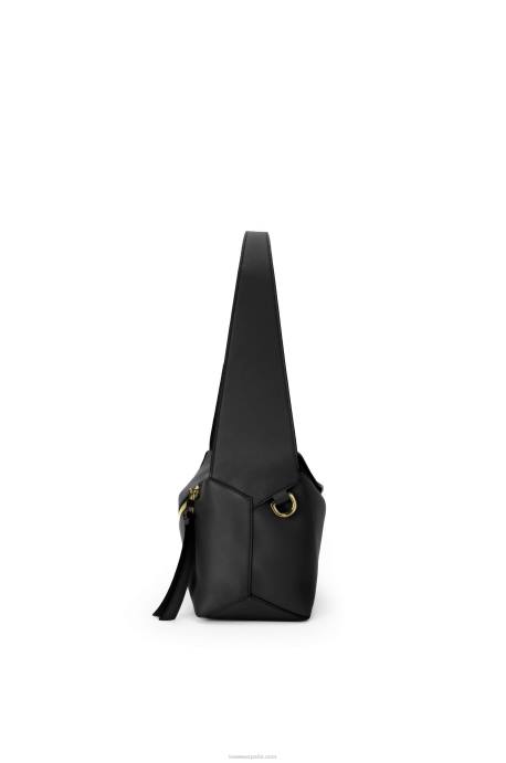 Loewe mujer bolso hobo puzzle de piel de becerro napa LP64513 negro