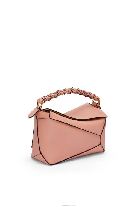 Loewe mujer bolso puzzle edge pequeño de napa de becerro LP64498 Rosa empolvado
