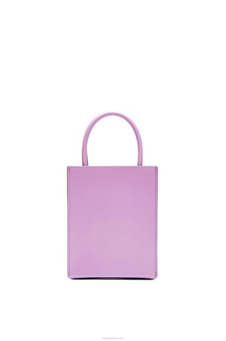 Loewe mujer bolso tote a5 estándar en piel de becerro elegante LP64190 guimauve