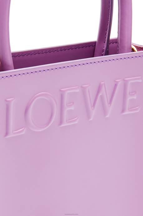 Loewe mujer bolso tote a5 estándar en piel de becerro elegante LP64190 guimauve