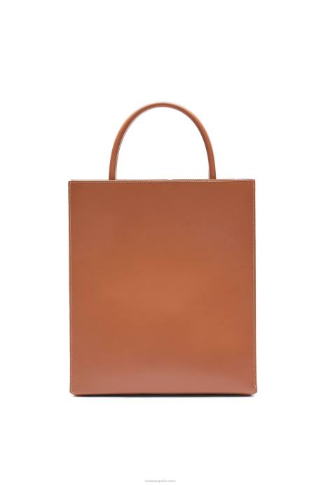 Loewe mujer tote a4 estándar en piel de becerro elegante LP64115 broncearse