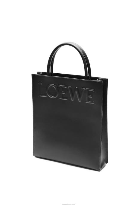 Loewe mujer tote a4 estándar en piel de becerro elegante LP64117 negro