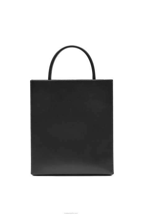 Loewe mujer tote a4 estándar en piel de becerro elegante LP64117 negro