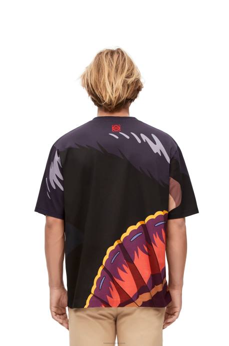 Loewe mujer camiseta bruja de los residuos de algodón LP64834 multicolor