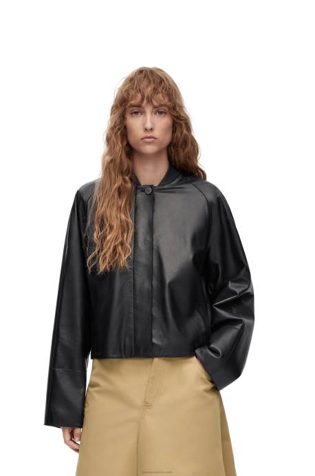 Loewe mujer chaqueta con botones en napa LP641120 negro