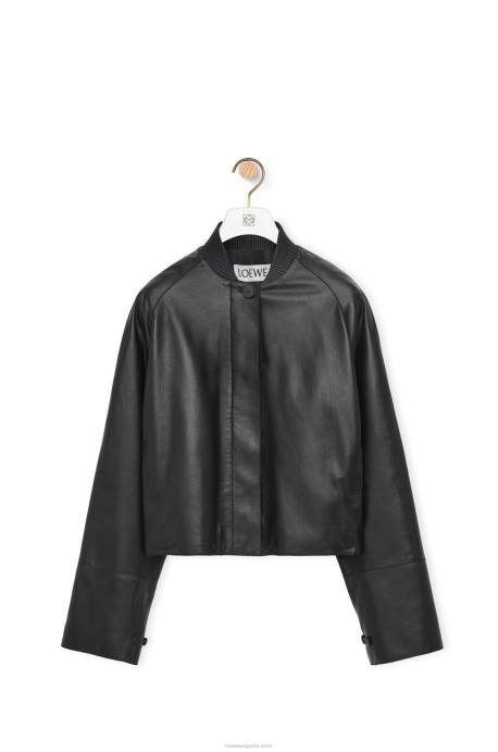 Loewe mujer chaqueta con botones en napa LP641120 negro