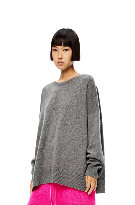 Loewe mujer jersey de cachemir LP641018 gris