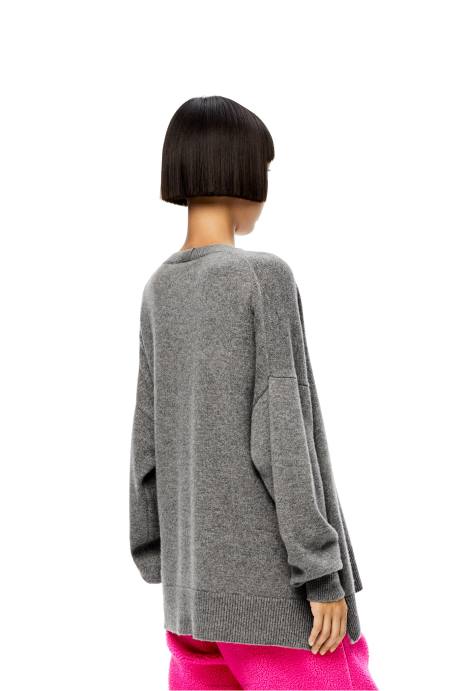 Loewe mujer jersey de cachemir LP641018 gris