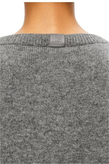 Loewe mujer jersey de cachemir LP641018 gris