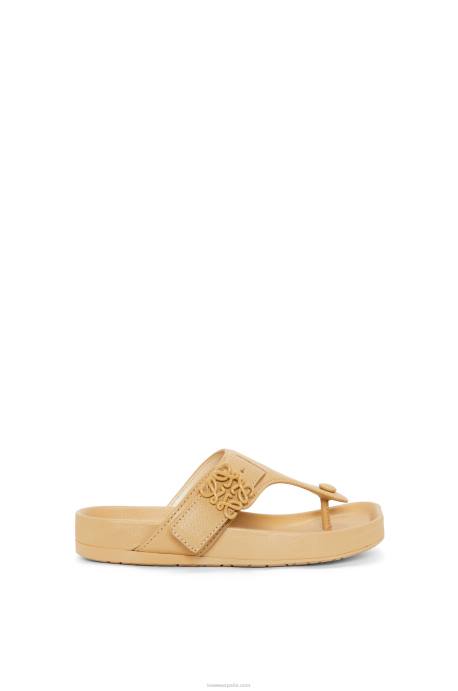 Loewe mujer sandalia easy toe post de piel de cabra LP64683 corrector medio