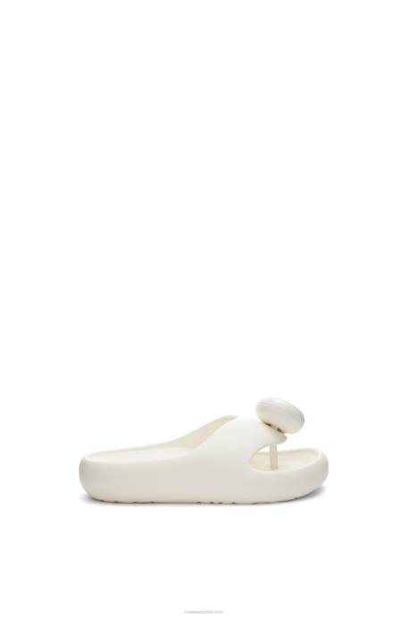 Loewe mujer tobogán de espuma LP64717 blanco