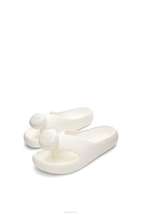 Loewe mujer tobogán de espuma LP64717 blanco