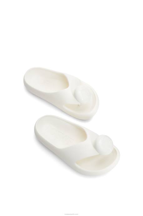 Loewe mujer tobogán de espuma LP64717 blanco