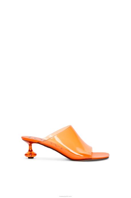 Loewe mujer tobogán de juguete en material transparente LP64693 naranja transparente