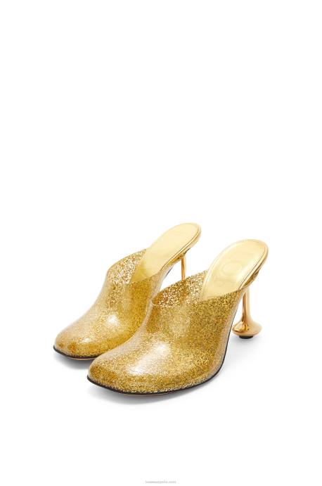 Loewe mujer tobogán de juguete en material transparente LP64694 transparente/dorado
