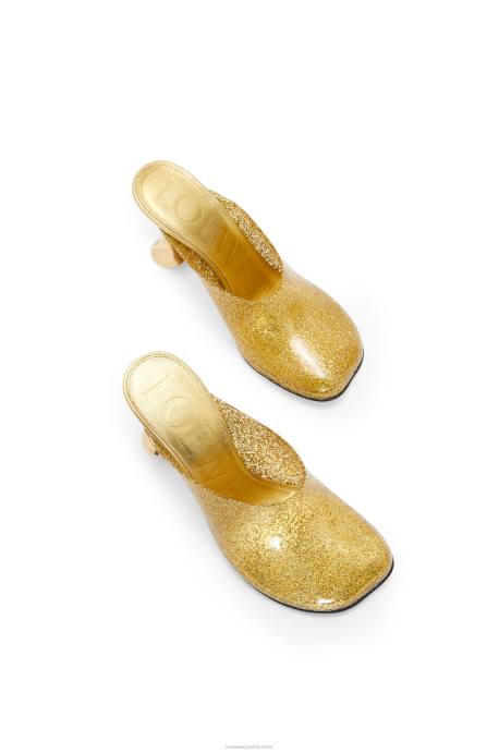 Loewe mujer tobogán de juguete en material transparente LP64694 transparente/dorado