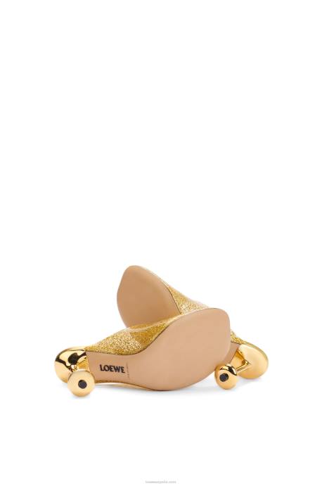 Loewe mujer tobogán de juguete en material transparente LP64694 transparente/dorado
