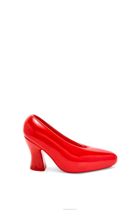 Loewe mujer bomba de espuma lacada comic en goma espuma ligera LP64733 rojo brillante