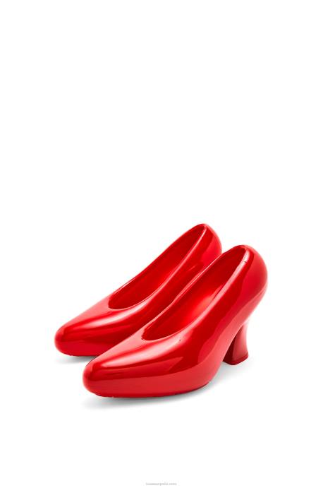 Loewe mujer bomba de espuma lacada comic en goma espuma ligera LP64733 rojo brillante