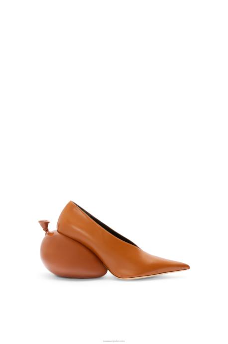 Loewe mujer bomba de globo en piel de becerro LP64761 broncearse