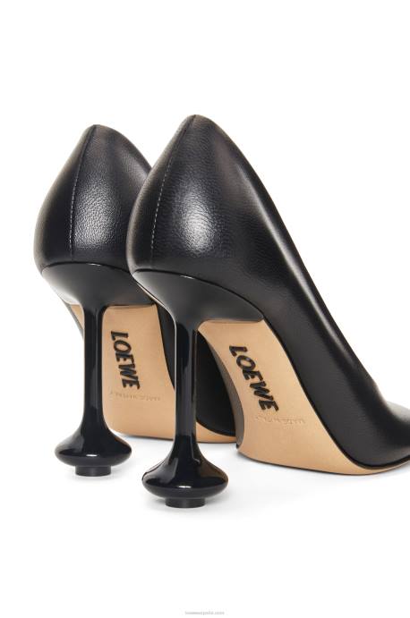 Loewe mujer bomba de juguete en piel de cabra LP64731 negro