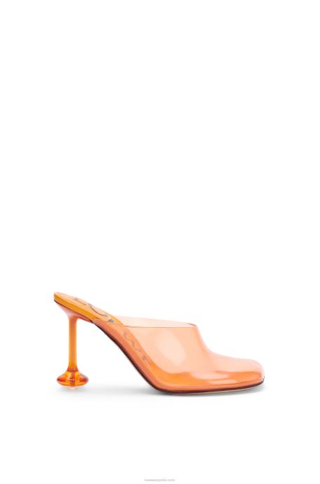 Loewe mujer mula de juguete en material transparente LP64766 naranja transparente