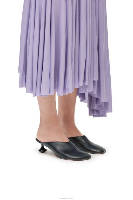Loewe mujer mule de juguete en piel de cabra LP64739 negro