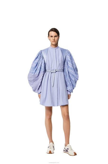Loewe mujer runner flow de ante y nailon LP64643 blanco
