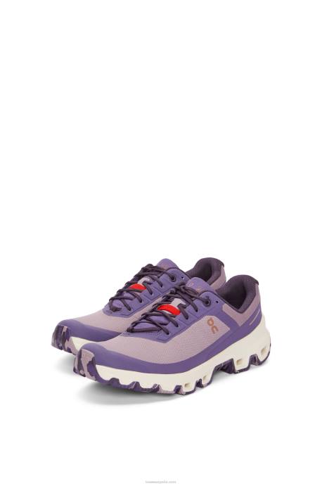 Loewe mujer zapatilla de running cloudventure de nailon LP64633 lila