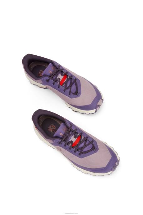 Loewe mujer zapatilla de running cloudventure de nailon LP64633 lila