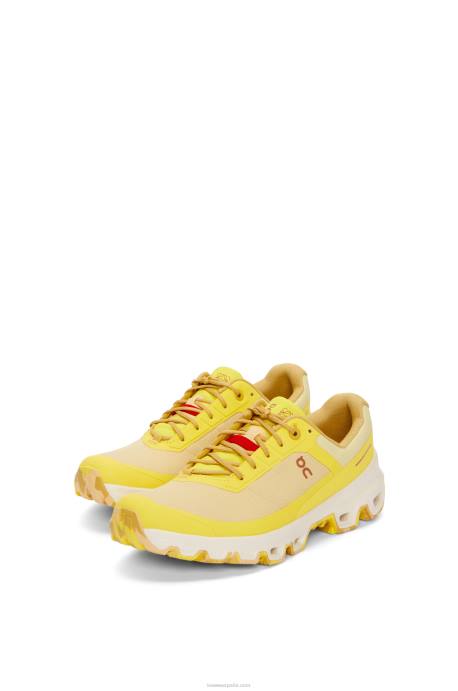 Loewe mujer zapatilla de running cloudventure de nailon LP64634 de color amarillo pálido