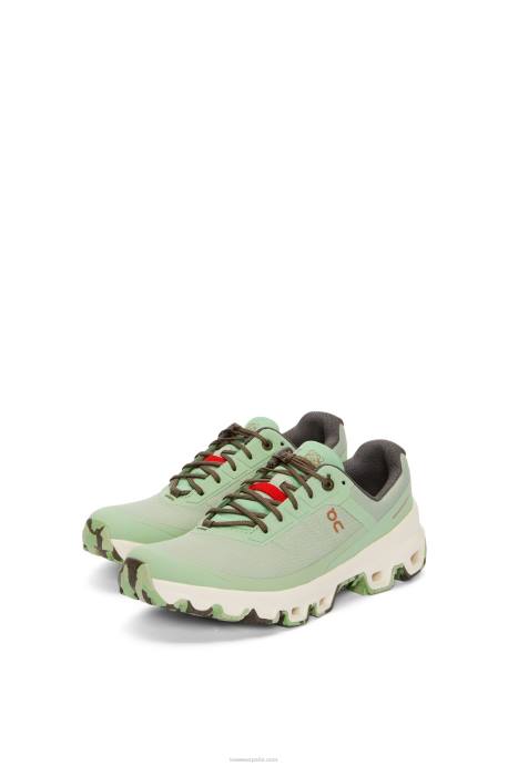 Loewe mujer zapatilla de running cloudventure de nailon LP64635 Verde pálido