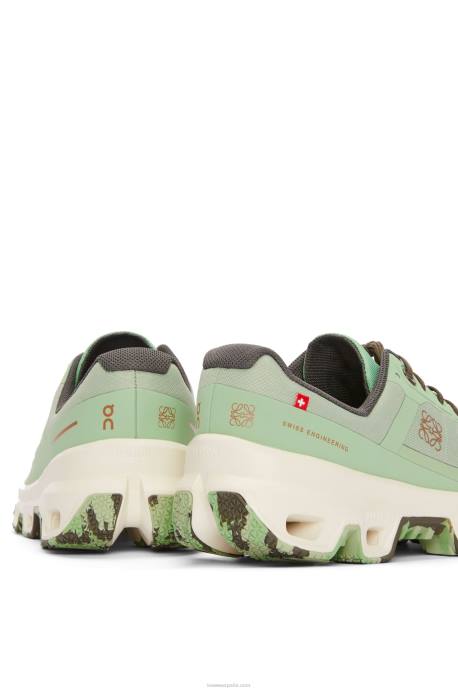 Loewe mujer zapatilla de running cloudventure de nailon LP64635 Verde pálido
