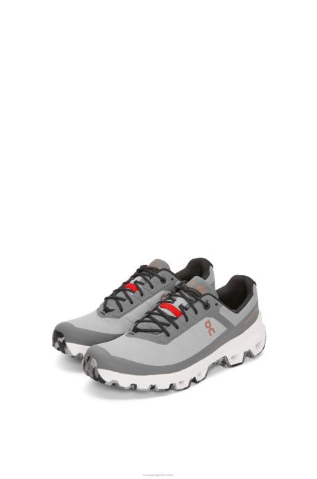 Loewe mujer zapatilla de running cloudventure de nailon LP64637 gris