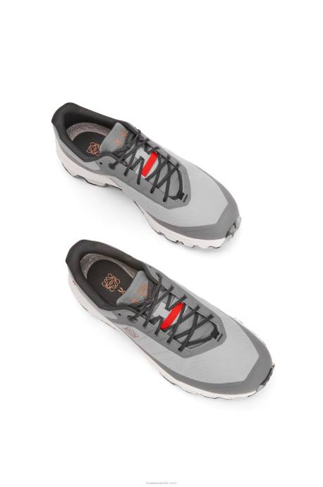 Loewe mujer zapatilla de running cloudventure de nailon LP64637 gris