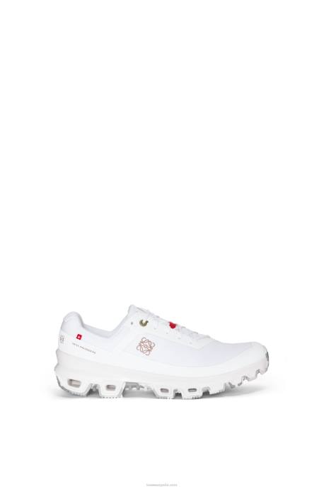Loewe mujer zapatilla de running cloudventure de nailon LP64638 blanco
