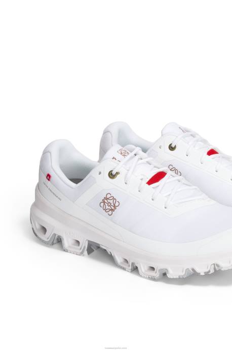 Loewe mujer zapatilla de running cloudventure de nailon LP64638 blanco